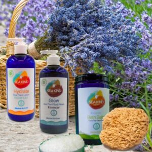 Lavender Bath Gift Basket Valentine 25% Off Special